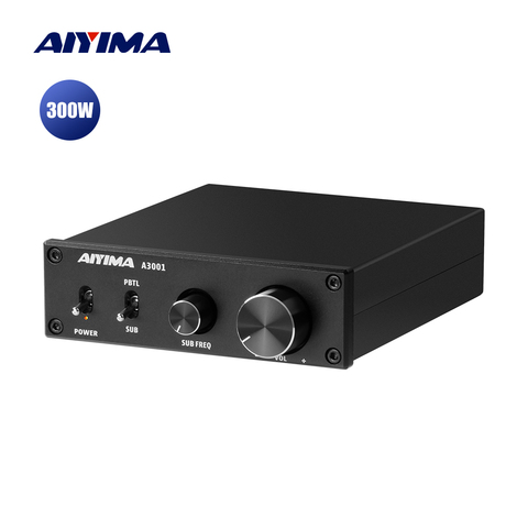 AIYIMA TPA3255 усилитель сабвуфера 300 Вт цифровые HIFI моно усилители мощности класс D домашний звук аудио Versterker NE5532 OP AMP ► Фото 1/6