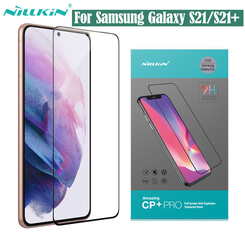 Для Samsung Galaxy S21 S21 Plus закаленное стекло Nillkin CP + PRO противовзрывная ультратонкая полная Защита экрана для Samsung S21 + ► Фото 1/6