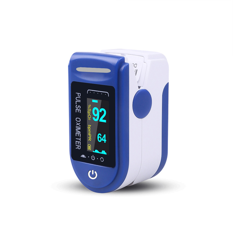 Пульсоксиметр Пальчиковый портативный с Oled-экраном для измерения пульса и уровня кислорода в крови ► Фото 1/6