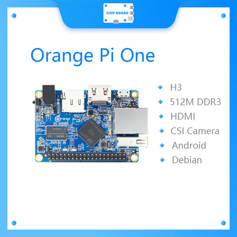 Мини-ПК Orange Pi One H3, 512 МБ, четыре ядра, поддержка ubuntu, linux и android ► Фото 1/5