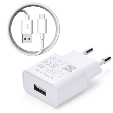 Для Xiaomi зарядное устройство 5V 2A EU USB Type-C/Micro USB Дата-кабель для зарядки телефона адаптер MI5 макс 3S Redmi Note 3, 4, 6, 7, 8, 8T Pro 4X 5 5S ► Фото 1/6