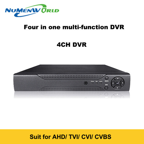 Лучшее 1080P 5MP 4-канальный DVR записывающее устройство HVR 6 в 1 система видеонаблюдения XVI/AHD/TVI/CVI/CVBS/NVR гибридное CCTV Сетевое хранилище ► Фото 1/5