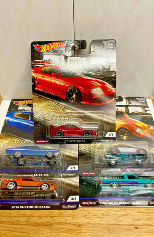 Hot Wheels автомобиль культурный бульвар Toyota speedbar nissan пикап mustang металлические Литые модели автомобилей детские игрушки подарок ► Фото 1/6