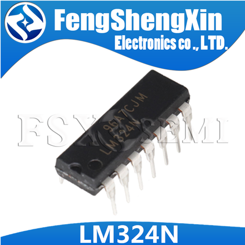 10 шт./лот новые LM324N LM324 DIP-14 маломощные четырехъядерные усилители ► Фото 1/3