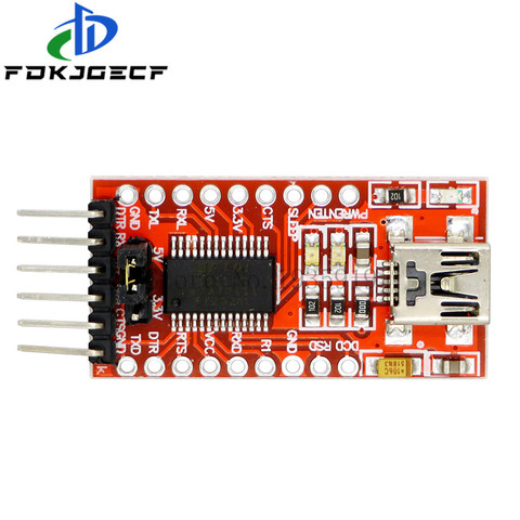 Последовательный преобразователь FTDI FT232RL USB в TTL, модуль адаптера 5 В и 3,3 В для Arduino ► Фото 1/2