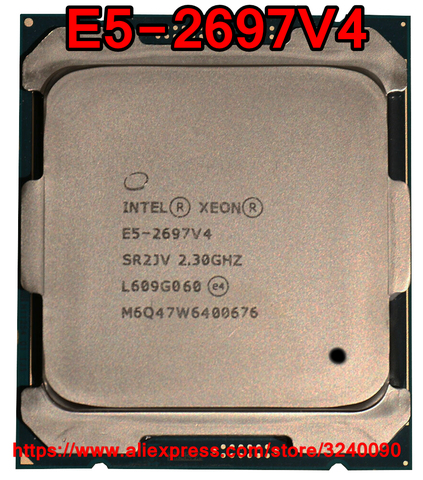 Процессор Intel, цп, Xeon, SR2JV, 2,30 ггц, 18 ядер, 45 м, 2697, V4, E5, 2697V4, процессор, E5, V4, бесплатная доставка ► Фото 1/1