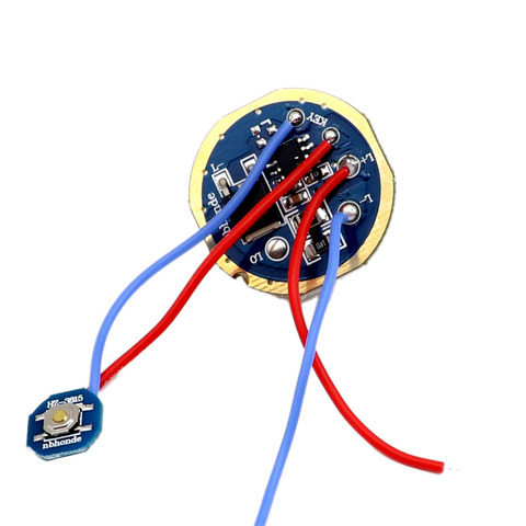 30 мм 2,7-4,5 V 3-режим плата драйвера привод Печатный платы доска для T6 L2 L3 XPL 18650 26650 светодиодный Портативный фонарик Фонари ручной фонарь ► Фото 1/4