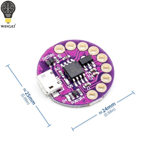 Макетная плата LilyTiny LilyPad ATtiny85 с микро-USB, переносной модуль, программируемый SRAM Digispark ► Фото 1/6