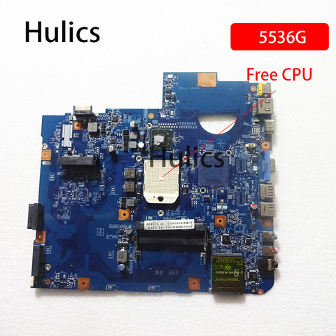 Оригинальная материнская плата Hulics 48.4ch01.021для ноутбука acer 5536 5536G, модель 08252-2 бриллианта, версии 4201003, DDR2, бесплатный процессор ► Фото 1/4
