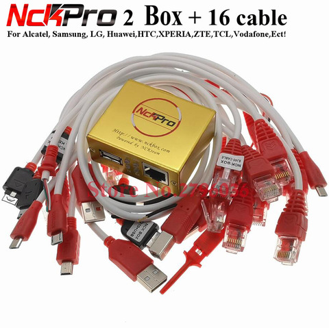 Новейший оригинальный NCK PRO BOX NCK Pro 2 box ( NCK BOX + UMT BOX ) 2 в 1 + 16 кабелей, 2022 ► Фото 1/6