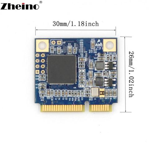 Жесткий диск Zheino половинный mSATA SSD 16 ГБ 32 ГБ 64 ГБ 128 ГБ 256 ГБ, полуразмер mSATA3, Внутренний твердотельный накопитель для ноутбука, мини-ПК ► Фото 1/1