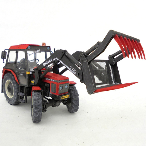 Трактор Zetor 7745 1:32, 4 инструмента на выбор, складная режущая 3D модель бумаги, для рукоделия, для взрослых, ручная работа, детская игрушка 23 ► Фото 1/6