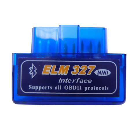 Super Mini Elm327 Bluetooth OBD2 V1.5 Elm 327 V 1,5 OBD 2 Автомобильный диагностический инструмент сканер Elm-327 OBDII адаптер автомобильный диагностический инструмент ► Фото 1/6