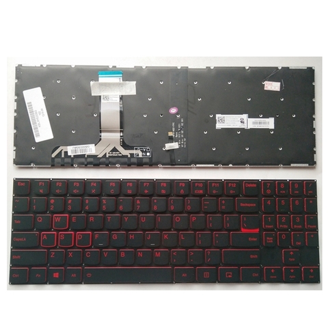Клавиатура с английской подсветкой для ноутбука lenovo Legion Y520 Y520-15IKB Y720 Y720-15IKB R720 R720-15IKB 15 15IKB 9Z. NDKBN. D01 US ► Фото 1/2