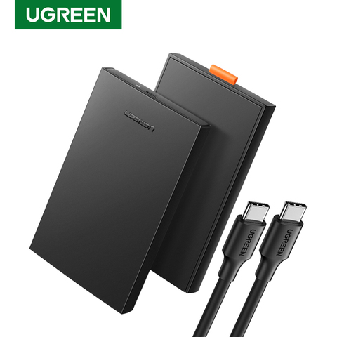 Ugreen 2,5 HDD чехол SATA к USB 3,0 адаптер внешний жесткий диск Корпус для SSD диск коробка-чехол на HDD чехол HD 2,5 SSD чехол SATA к USB ► Фото 1/6