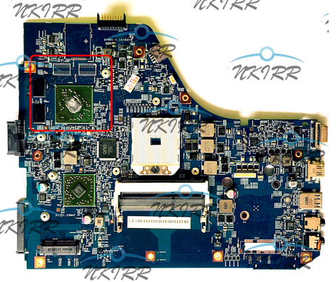 Материнская плата для Acer Aspire 10338, материнская плата для Acer Aspire 10338 5560-1 M, 48.4M702.01M, 5560-1 48.4M702.01M, 48.4m702.011, 554M701131G, HD6470M ► Фото 1/2