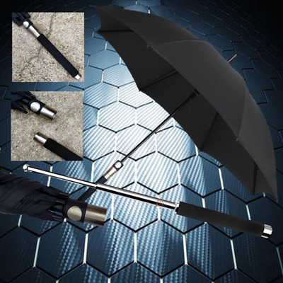 Металлический портативный зонт для самозащиты, открытый инструмент для самоспасения автомобиля, разбитое окно, многофункциональный Зонт с... ► Фото 1/6
