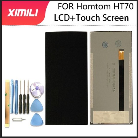 6,0 дюймовый ЖК-дисплей HOMTOM HT70 + сенсорный экран, 100% оригинальный протестированный ЖК-экран, дигитайзер, стеклянная панель, замена для HOMTOM HT70 + ... ► Фото 1/5