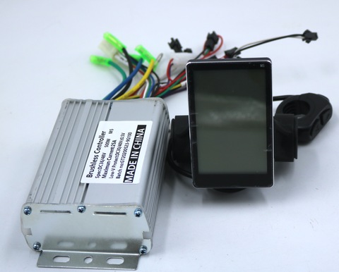 9MOSFET GREENTIME 36 В/48 в 450/500 Вт BLDC Электрический контроллер для мотороллера E-bike бесщеточный драйвер скорости и ЖК-дисплей M5 ► Фото 1/4