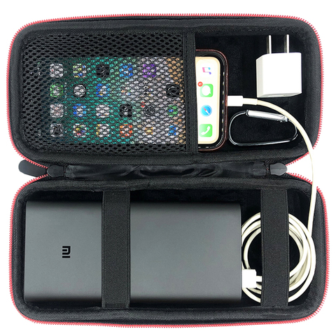 Внешний аккумулятор EVA, жесткий уличный чехол для Xiaomi Power Bank 3 Pro, 20000 мАч, портативный чехол для зарядного устройства, сумка для переноски, сумка для внешнего аккумулятора ► Фото 1/6
