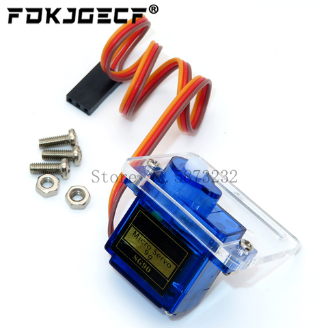 Rc Mini Micro 9g 1,6 кг Servo SG90 Для RC 250 450 Вертолет Самолет Автомобильная лодка для Arduino DIY с кронштейном ► Фото 1/3