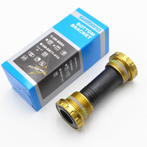 SHIMANO Saint SM BB80 MTB горный велосипед, с резьбой, нижний кронштейн 73 мм 83 мм, с резьбой, с нижней частью, для горного велосипеда, с резьбой, с креплен... ► Фото 1/1