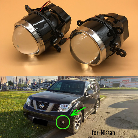 Противотуманный светильник s для NISSAN Navara d40, для NISSAN Navara, для NISSAN d40, для note e11, Pathfinder R51, светодиодный светильник s, противотуманный светильник ► Фото 1/6