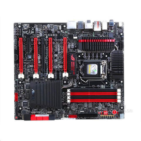 Материнская плата для компьютера ASUS Maximus V Extreme Z77 LGA 1155 DDR3 для Intel Z77 P8Z77 материнская плата для настольного компьютера SATA II PCI-E X16 б/у ► Фото 1/1