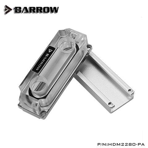 Кулер BARROW Watercooler, используемый для 2280/22110 PCI-E SSD SATA M.2 M2 SSD жесткий диск Cooler теплоотвод 80 мм/110 мм ► Фото 1/6