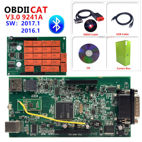 OBDIICAT 2017,1 новый VCI TCS Pro V3.0 плата + NEC Реле 2016,0 программное обеспечение с Keygen obd2 Автомобили или грузовики диагностический инструмент ► Фото 1/4