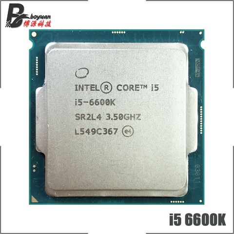 Процессор Intel Core i5-6600K i5 6600K 3,5 ГГц четырехъядерный четырехпоточный ЦПУ Процессор 6M 91W LGA 1151 ► Фото 1/1