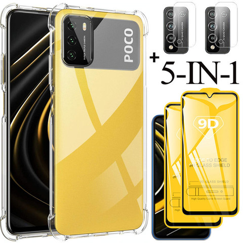 poco x3 чехол на поко x3 нфс чехол для pocophone f2 pro чехол xiaomi pocox3 nfc полный Чехол на poco f2 pro case прозрачная задняя крышка чехлы для poco f2 телефон redmi 9a 9c че... ► Фото 1/6