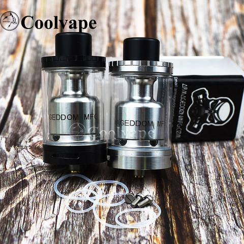 Coolvape ohmec rta 10 мл бак 30 мм rta 316 нержавеющая сталь Верхняя заполнение одна двойная катушка Поддержка Регулируемый Воздушный Распылитель ► Фото 1/6