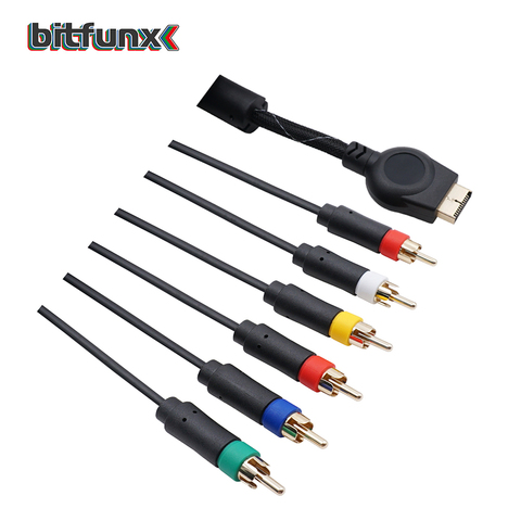 Bitfunx PS2/PS3 компонентный кабель 1,8 м Премиум высокого разрешения игровой кабель аксессуары для Sony PlayStation 2/3 ► Фото 1/5