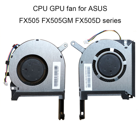 5V Процессор GPU Охлаждающие вентиляторы кулера для ASUS Rog Strix FX505 FX505GE FX505D TUF игровой компьютер вентилятор 13NR00S0M11111 2011 Бесплатная доставка ► Фото 1/6