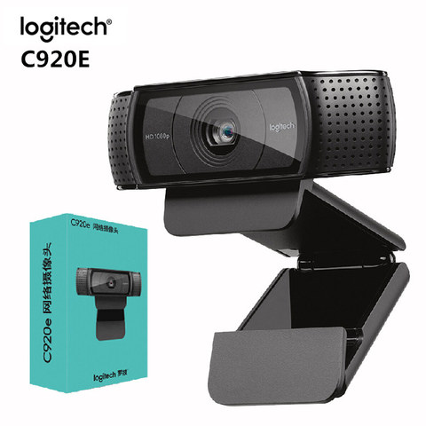 Веб-камера Logitech C920e HD 1080p с автофокусом широкоформатная камера для видеозвонков и записи рабочего стола или ноутбука USB Cam ► Фото 1/1