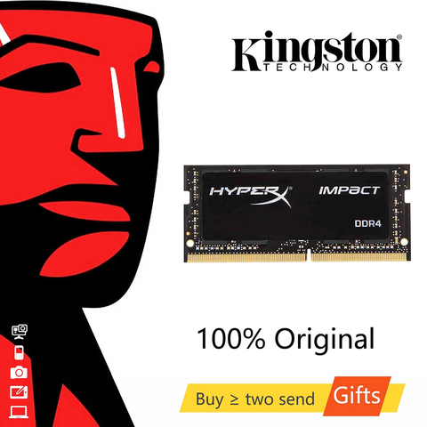 Kingston HyperX Impact 8 Гб оперативной памяти, 16 Гб встроенной памяти, DDR4 2666 МГц ноутбук Оперативная память CL15 SODIMM 1,2 V 260-контактный тетрадь внутренняя память 32G 3200 МГц Оперативная память s ► Фото 1/6