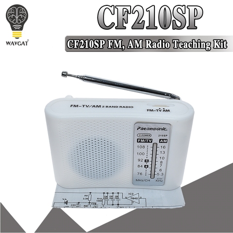 CF210SP AM/FM стерео радио Набор DIY Электронный набор для сборки набор для ученика июля Прямая поставка DIY лаборатория ► Фото 1/6