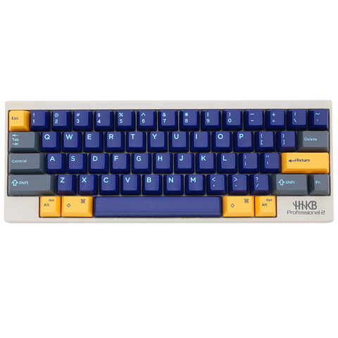 Набор клавиш Domikey hhkb abs doubleshot, набор клавиш Atlantis blue hhkb profile для механической клавиатуры topre stem HHKB Professional pro 2 bt ► Фото 1/6