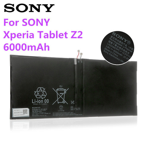 Оригинальный аккумулятор для планшета Sony Xperia Tablet Z2 SGP541CN SGP511 SGP512 SGP521 SGP541 SGP551 Tablet LIS2206ERPC 6000 мАч ► Фото 1/3