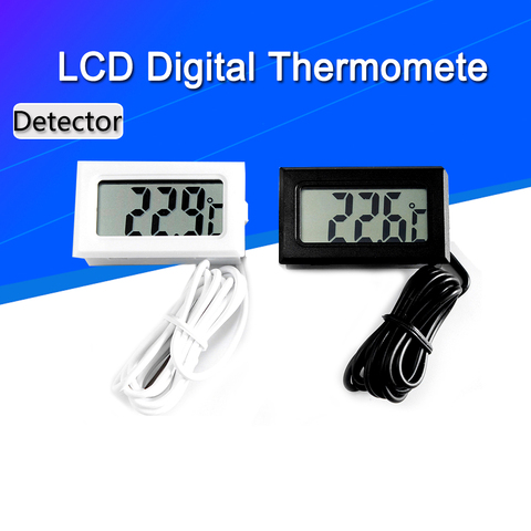 ЖК-цифровой термометр для температуры морозильной камеры-50 ~ 110 градусов холодильник термометр Открытый водонепроницаемый зонд ► Фото 1/6
