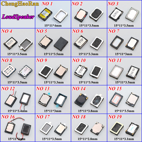 ChengHaoRan 1511 1115 телефон MP3 динамик Оловянная фольга громкий динамик прямоугольник планшет 15*11*3,5 мм для sony/huawei/Xiaomi для samsung ► Фото 1/1