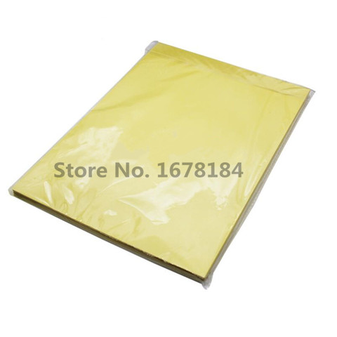 10 шт А4 тонер теплопередающая бумага желтый для DIY PCB Электронный Прототип знак ► Фото 1/2