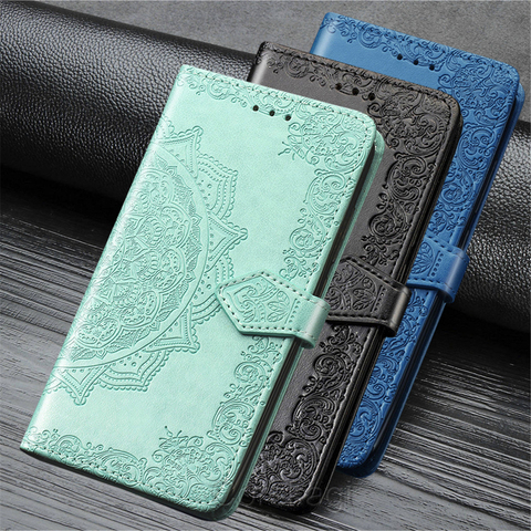 Кожаный чехол-бумажник с магнитной застежкой в стиле ретро для XIAOMI Mi A2 Lite A3 Mi 8 9 10 Lite SE 9T Mi Note 10 Lite ► Фото 1/6