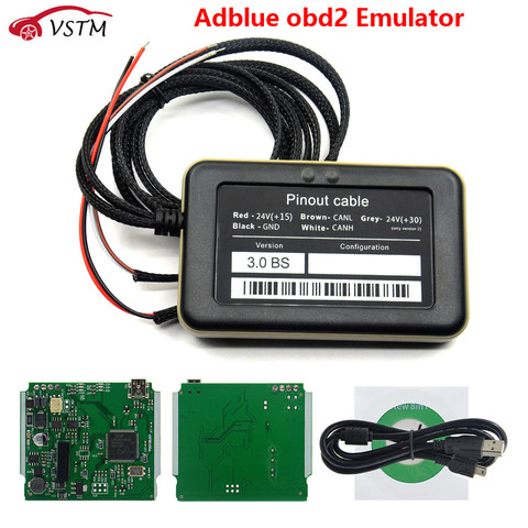 VSTM AdBlue 8 в 1 эмулятор системы коробка 9 в 1 AdBlue 8in1 SCR и NOX + версия Полный чип для грузовик инструмент диагностики ► Фото 1/6