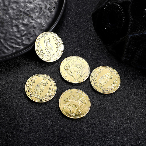 John Wick Continental Hotel Gold Coin коллекционирование монет реквизит для косплея высокое качество ► Фото 1/6