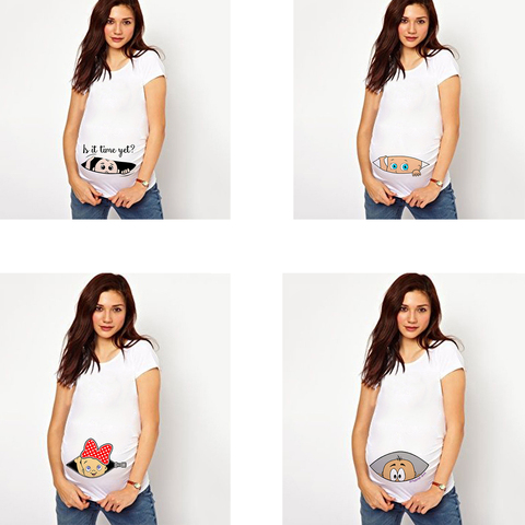 Женская футболка с коротким рукавом It's A Girl, повседневная одежда для беременных, забавная Одежда для беременных на лето ► Фото 1/6