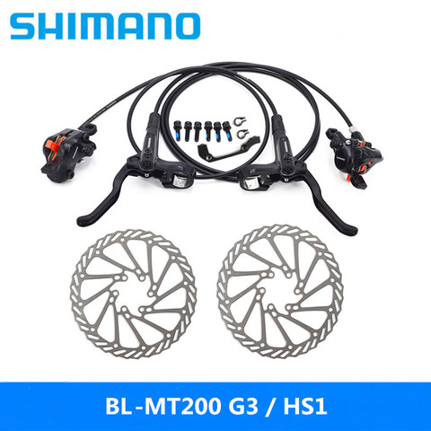 SHIMAN0 BL-MT200 тормоз для велосипеда mtb Гидравлический дисковый тормоз зажим тормоз для горного велосипеда обновление M315 w / n G3 / HS1 ротор ► Фото 1/6