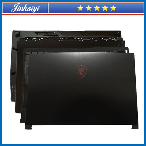 Корпус для ноутбука MSI GF63 GF63VR 8RC 8RD MS-16R1, верхняя панель экрана, упор для ладони, нижняя крышка, шарнирный чехол ► Фото 1/6