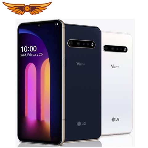 Оригинальный разблокированный сотовый телефон V600 LG V60 ThinQ, 6,8 дюйма, 8 ГБ ОЗУ, 256 Гб ПЗУ, тройная Основная камера 64 мп, одна SIM-карта, 5000 мАч, сканер отпечатка пальца ► Фото 1/6